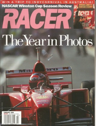 RACER MAGAZINE 1998 FEB - 1997 RECAP, M-B CLK-GTR, LaJOIE, RAGLAND, GORDON